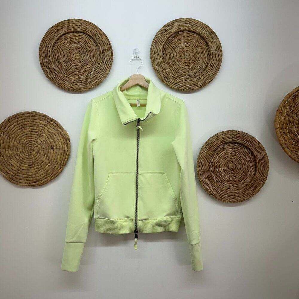 Free People Movement Lead The Pack Jacket Sweatshirt Activewear Granola Large - Picture 3 of 9